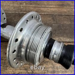 Vintage Campagnolo Record Hub Set Front Rear QR 120mm English Road Italy