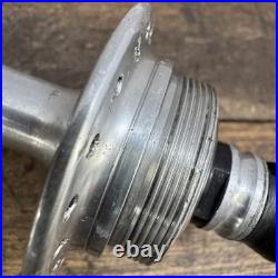 Vintage Campagnolo Record Hub Set Front Rear QR 120mm English Road Italy