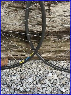 Vintage Campagnolo Record / Mavic Open 4CD WHEEL SET 700 FW QR 36h Road Clincher