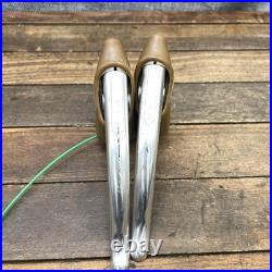 Vintage Campagnolo Record Non Aero Road Bike Brake Levers Pair Hoods Retro