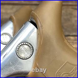 Vintage Campagnolo Record Non Aero Road Bike Brake Levers Pair Hoods Retro