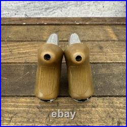 Vintage Campagnolo Record Non Aero Road Bike Brake Levers Pair Hoods Retro