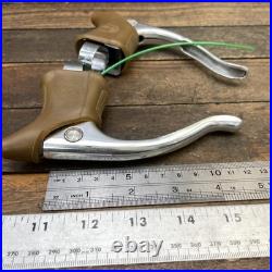 Vintage Campagnolo Record Non Aero Road Bike Brake Levers Pair Hoods Retro