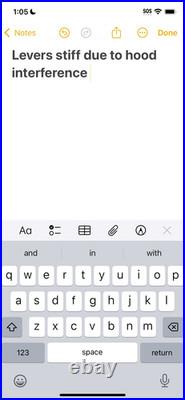 Vintage Campagnolo Record Non Aero Road Bike Brake Levers Pair Hoods Retro