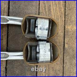 Vintage Campagnolo Record Non Aero Road Bike Brake Levers Pair Hoods Retro