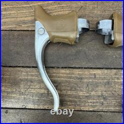 Vintage Campagnolo Record Non Aero Road Bike Brake Levers Pair Hoods Retro