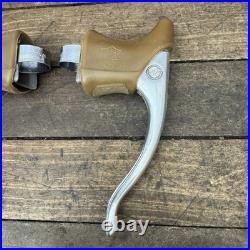 Vintage Campagnolo Record Non Aero Road Bike Brake Levers Pair Hoods Retro