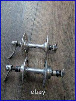 Vintage Campagnolo Record Road Bike Rim Brake High Flange Hubset, Freewheel 120m