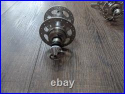 Vintage Campagnolo Record Road Bike Rim Brake High Flange Hubset, Freewheel 120m