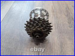 Vintage Campagnolo Record Road Bike Rim Brake High Flange Hubset, Freewheel 120m