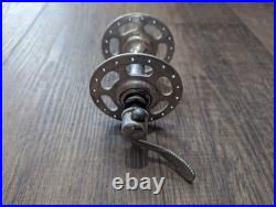Vintage Campagnolo Record Road Bike Rim Brake High Flange Hubset, Freewheel 120m Vintage Campagnolo Record Road Bike Rim Brake High Flange Hubset, Freewheel 120m