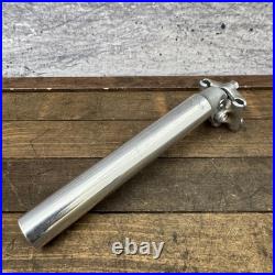 Vintage Campagnolo Record Seatpost 27.2 mm Alloy Polished Road Bike 70s Patent