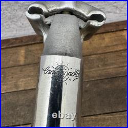 Vintage Campagnolo Record Seatpost 27.2 mm Alloy Polished Road Bike 70s Patent