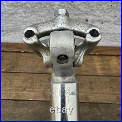 Vintage Campagnolo Record Seatpost 27.2 mm Alloy Polished Road Bike 70s Patent