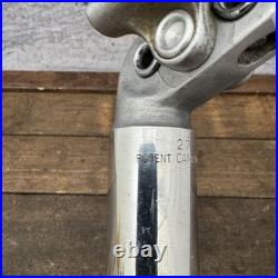 Vintage Campagnolo Record Seatpost 27.2 mm Alloy Polished Road Bike 70s Patent