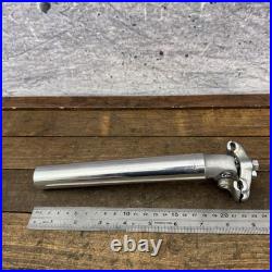 Vintage Campagnolo Record Seatpost 27.2 mm Alloy Polished Road Bike 70s Patent