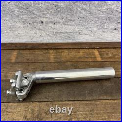 Vintage Campagnolo Record Seatpost 27.2 mm Alloy Polished Road Bike 70s Patent