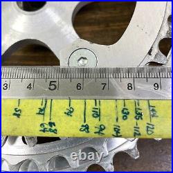 Vintage Campagnolo Record TRIPLE Crank Set 170 mm 144 BCD Strada Eroica Tour
