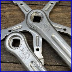 Vintage Campagnolo Record TRIPLE Crank Set 170mm 144 BCD No Date Cranks Italy