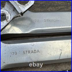 Vintage Campagnolo Record TRIPLE Crank Set 170mm 144 BCD No Date Cranks Italy