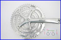 Vintage Campagnolo Record TRIPLE Crank Set 172.5mm 10 speed Cranks Road Bike