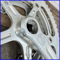 Vintage Campagnolo Record TRIPLE Crankset 170mm 57T Italy Spacers 1980s