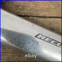 Vintage Campagnolo Record TRIPLE Crankset 175mm 135 BCD Square Taper Silver 90s