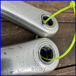 Vintage Campagnolo Record TRIPLE Crankset 175mm 135 BCD Square Taper Silver 90s