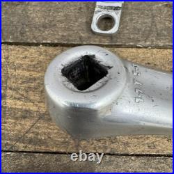 Vintage Campagnolo Record TRIPLE Crankset 175mm 135 BCD Square Taper Silver 90s