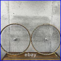 Vintage Campagnolo Record TUBULAR Wheel Set Sew Up 700c Mavic GP4 126