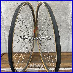 Vintage Campagnolo Record TUBULAR Wheel Set Sew Up 700c Mavic GP4 126