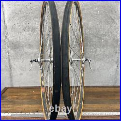 Vintage Campagnolo Record TUBULAR Wheel Set Sew Up 700c Mavic GP4 126