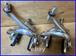 Vintage Campagnolo Record Titanium Dual Pivot Brakes Calipers Rare Clean Vintage Campagnolo Record Titanium Dual Pivot Brakes Calipers Rare Clean