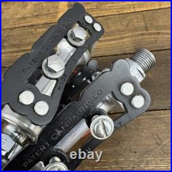 Vintage Campagnolo Record Track Pedals Pair 9/16 Italy Steel Brev Campy Vintage Campagnolo Record Track Pedals Pair 9/16 Italy Steel Brev Campy