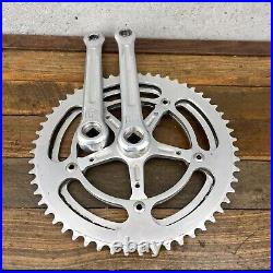 Vintage Campagnolo Record Triple Crank Set 170 mm 144 BCD 49t 56t Chainring 70s