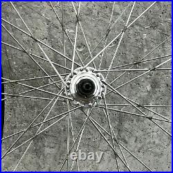 Vintage Campagnolo Record Wheel Set 700c Mavic MA40 36 126 Clincher Rim English