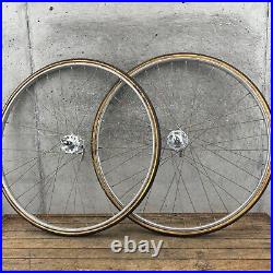 Vintage Campagnolo Record Wheel Set Tubular High Flange Schwinn Paramount 36 123