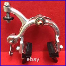 Vintage Campagnolo Record short Reach (51mm) Brakes & (4) Nos Brake Pads