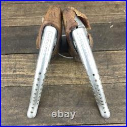 Vintage Campagnolo Super Record Brake Levers Drilled Alloy Italy Road Bike Eroic