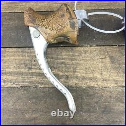 Vintage Campagnolo Super Record Brake Levers Drilled Alloy Italy Road Bike Eroic