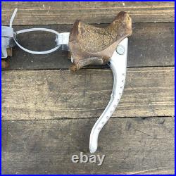 Vintage Campagnolo Super Record Brake Levers Drilled Alloy Italy Road Bike Eroic