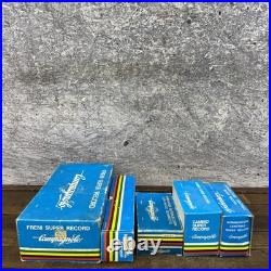 Vintage Campagnolo Super Record Component Boxes Set 1980s Blue Italy Empty