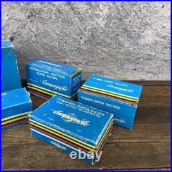 Vintage Campagnolo Super Record Component Boxes Set 1980s Blue Italy Empty