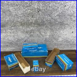 Vintage Campagnolo Super Record Component Boxes Set 1980s Blue Italy Empty