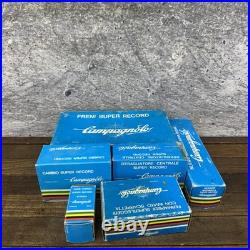 Vintage Campagnolo Super Record Component Boxes Set 1980s Blue Italy Empty