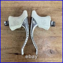 Vintage! Campagnolo Super Record Drillium White Hoods Bike Rim Brake Levers 230g