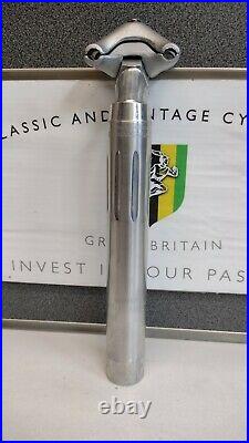 Vintage Campagnolo Super Record Fluted Seat Post 26.8mm x 210mm Light Use