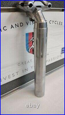Vintage Campagnolo Super Record Fluted Seat Post 26.8mm x 210mm Light Use