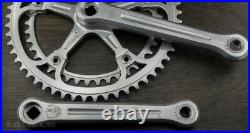Vintage Campagnolo Super Record Road Bike CRANKS 53t 42t Chainrings Tour Bicycle