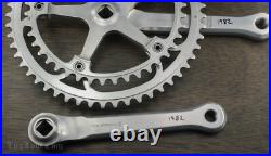 Vintage Campagnolo Super Record Road Bike CRANKS 53t 42t Chainrings Tour Bicycle